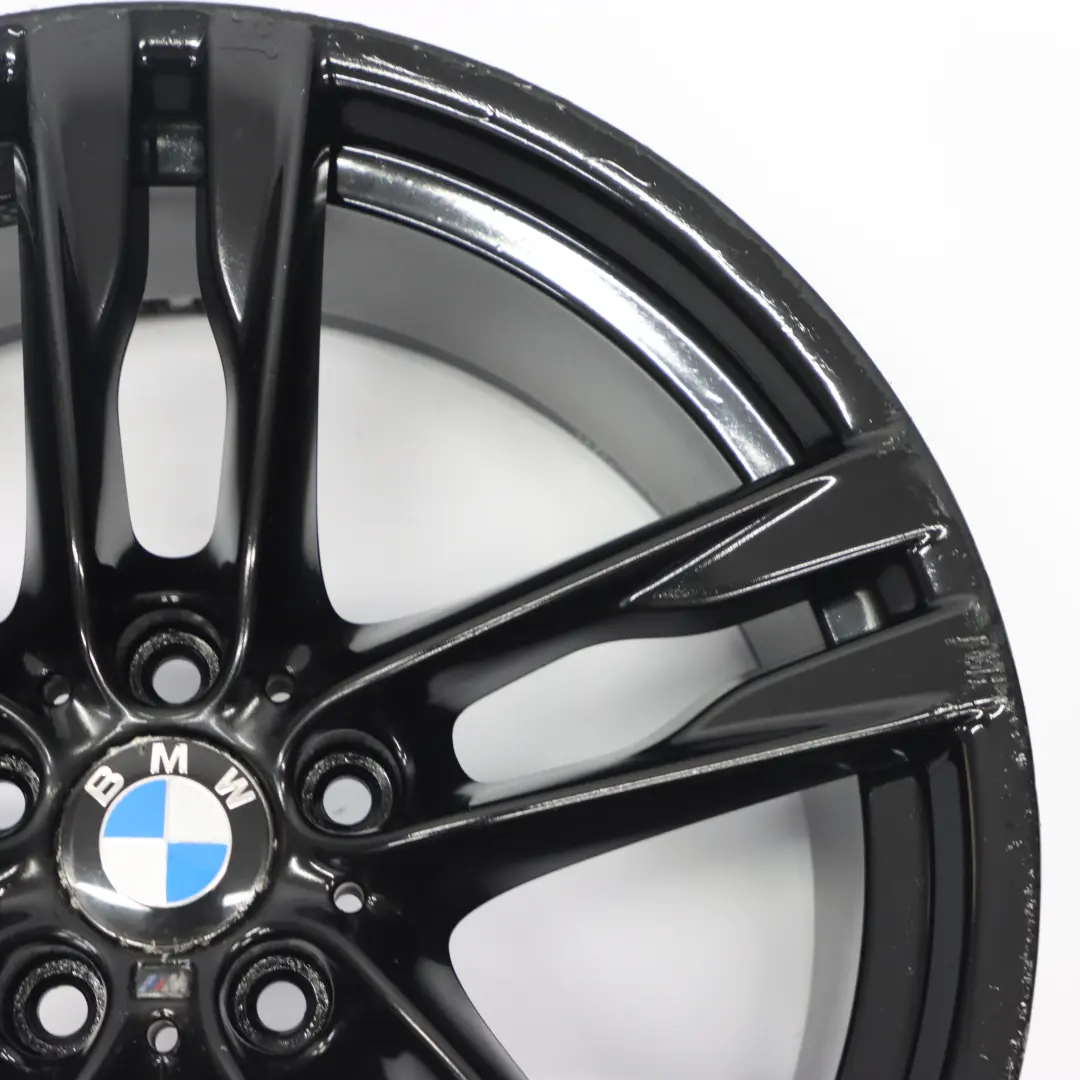 Cerchio Posteriore Nero Lega 20" ET:44 9J M Doppie Razze 373 per BMW F06 F12 con numero di parte 7843716 BMW F06 F12 Cerchio Posteriore Nero Lega 20" ET:44 9J M Doppie Razze 373 - SKU 7843716-2 - Numero di parte 7843716