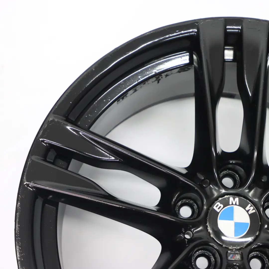 Cerchio Posteriore Nero Lega 20" ET:44 9J M Doppie Razze 373 per BMW F06 F12 con numero di parte 7843716 BMW F06 F12 Cerchio Posteriore Nero Lega 20" ET:44 9J M Doppie Razze 373 - SKU 7843716-2 - Numero di parte 7843716