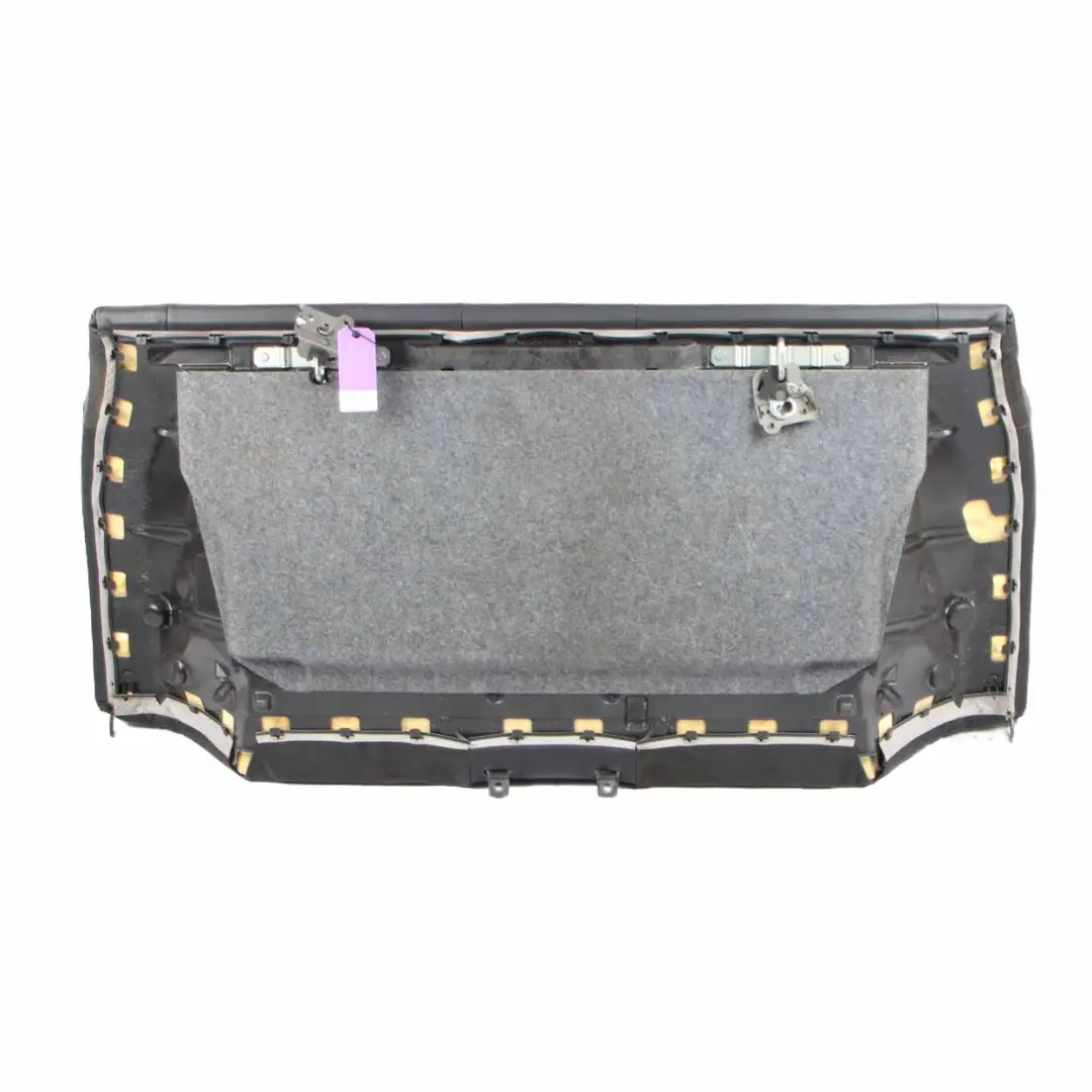BMW E90 LCI Rear Seat Backrest Back Cover Leather Dakota Black Blue Seam - SKU 7843757 - Part number 7843757