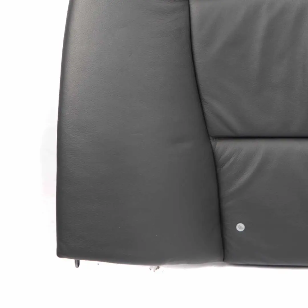 Backrest Back Cover Leather Dakota Black Blue Seam to BMW E90 LCI Rear Seat with Part number 7843757 BMW E90 LCI Rear Seat Backrest Back Cover Leather Dakota Black Blue Seam - SKU 7843757 - Part number 7843757