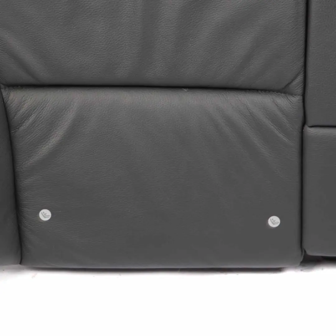 Backrest Back Cover Leather Dakota Black Blue Seam to BMW E90 LCI Rear Seat with Part number 7843757 BMW E90 LCI Rear Seat Backrest Back Cover Leather Dakota Black Blue Seam - SKU 7843757 - Part number 7843757