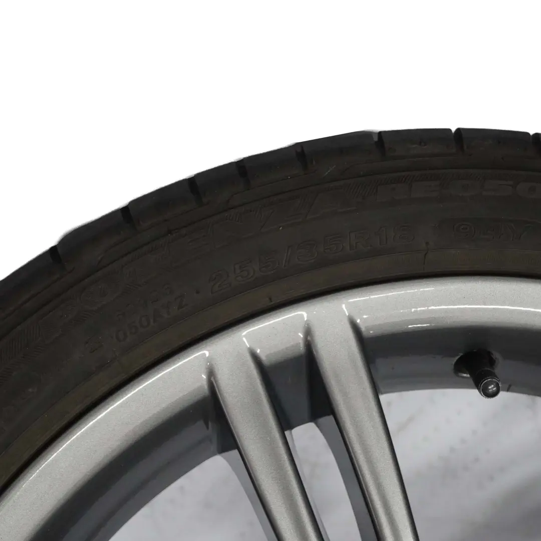 BMW E90 E92 Complete Set 4x Wheel Rim 18" Tyres M Spider Spoke 193 Ferricgrey - SKU 7843839/7843841-1 - Part number 7843839/7843841