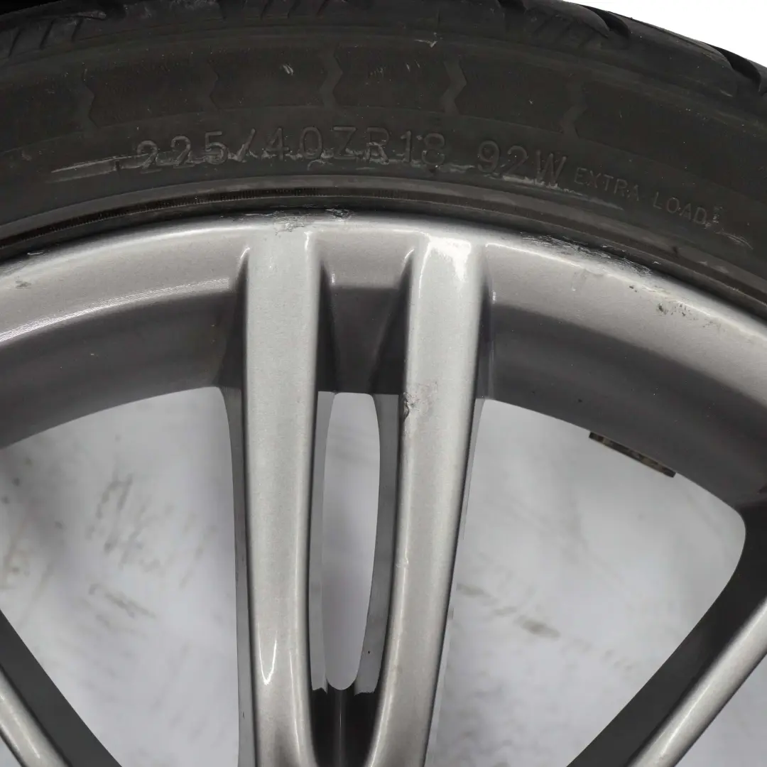 BMW E90 E92 Complete Set 4x Wheel Rim 18" Tyres M Spider Spoke 193 Ferricgrey - SKU 7843839/7843841-2 - Part number 7843839/7843841
