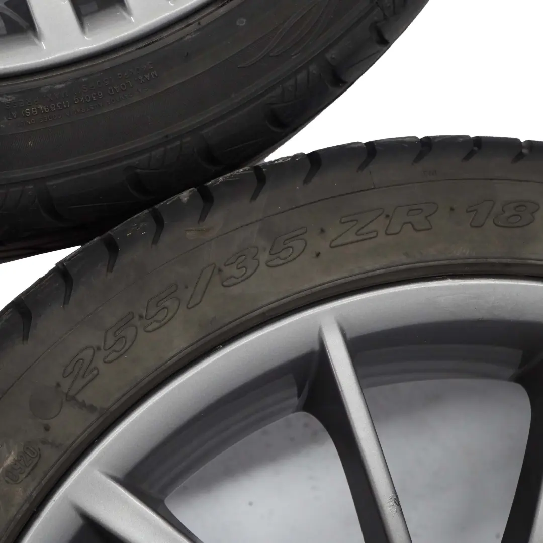 BMW E90 E92 Complete Set 4x Wheel Rim 18" Tyres M Spider Spoke 193 Ferricgrey - SKU 7843839/7843841-2 - Part number 7843839/7843841