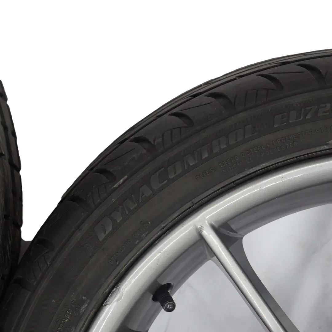 BMW E90 E92 Complete Set 4x Wheel Rim 18" Tyres M Spider Spoke 193 Ferricgrey - SKU 7843839/7843841-2 - Part number 7843839/7843841