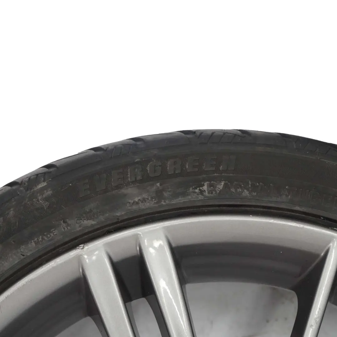 BMW E90 E92 Complete Set 4x Wheel Rim 18" Tyres M Spider Spoke 193 Ferricgrey - SKU 7843839/7843841-2 - Part number 7843839/7843841