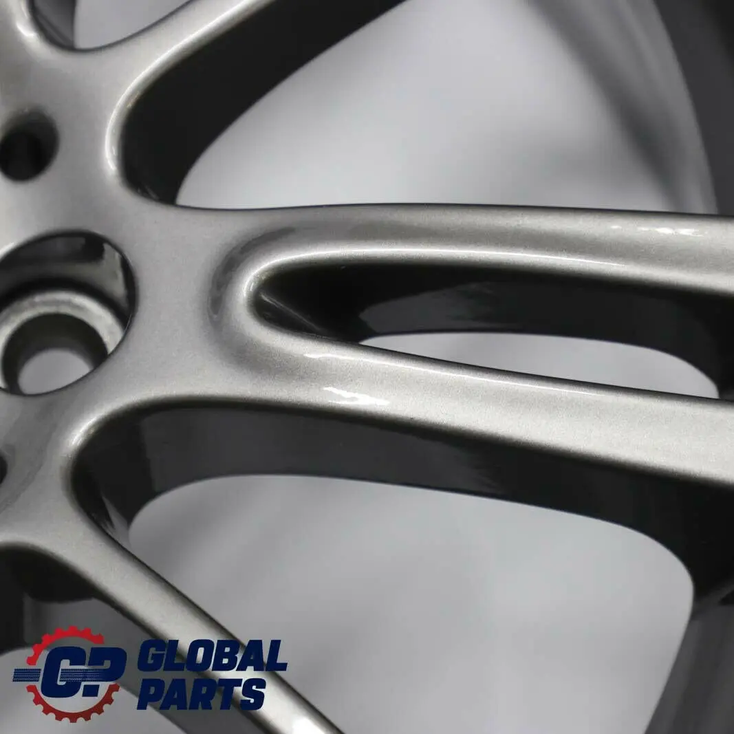 BMW E90 E91 E92 Complete Set 4x Wheel Rim 18" M Spider Spoke 193 Ferricgrey Grey - SKU 7843839/7843841 - Part number 7843839/7843841