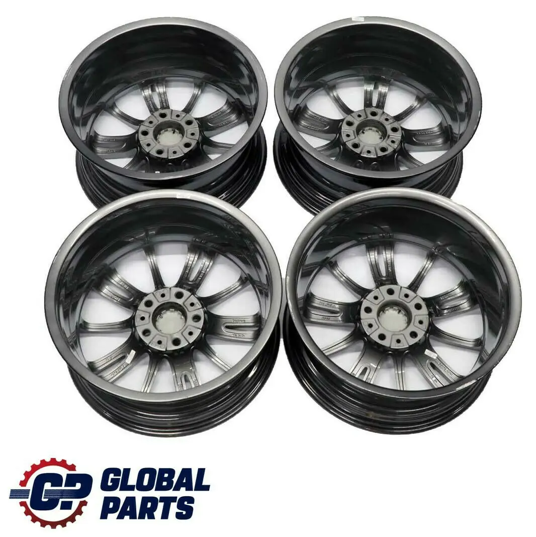BMW E90 E91 E92 Complete Set 4x Wheel Rim 18" M Spider Spoke 193 Ferricgrey Grey - SKU 7843839/7843841 - Part number 7843839/7843841