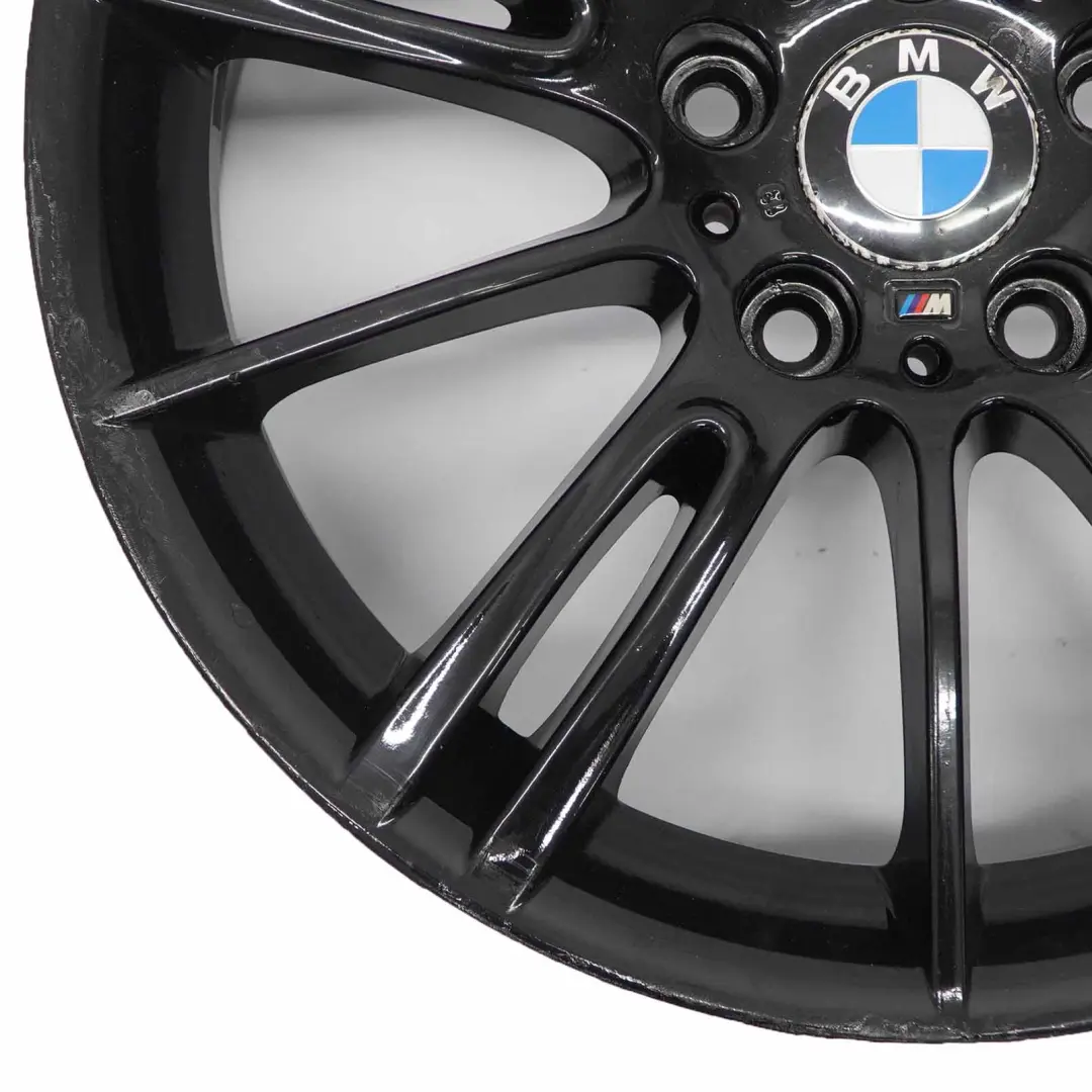 BMW E90 E91 Cerchio Lega Posteriore Nero 18" ET:37 8.5J M Spider Spoke 193 - SKU 7843841-1 - Numero di parte 7843841
