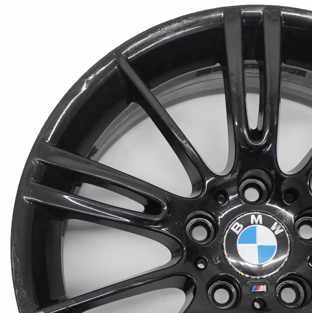 BMW E90 Noir Jante Roue Avant Alliage 18" ET:37 8.5J M Spider Spoke 193 - SKU 7843841-1 - Numéro de pièce 7843841