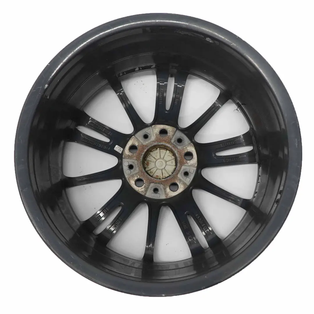 BMW E90 E91 Cerchio in lega posteriore nero 18" ET:37 8.5J M Spider Spoke 193 - SKU 7843841-3 - Numero di parte 7843841