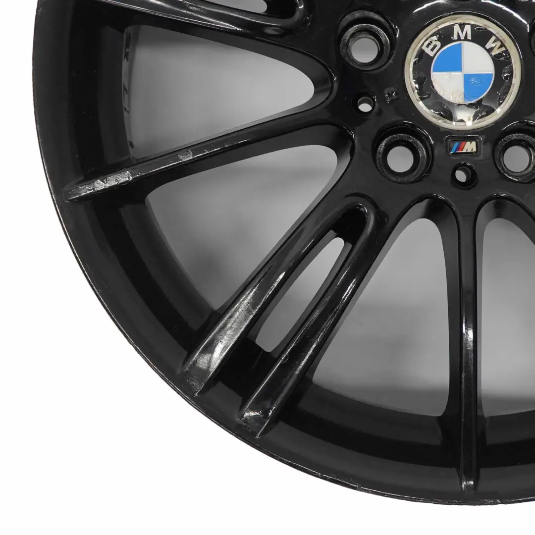 BMW E90 E91 Black Rear Alloy Wheel Rim 18" ET:37 8.5J M Spider Spoke 193 - SKU 7843841-3 - Part number 7843841