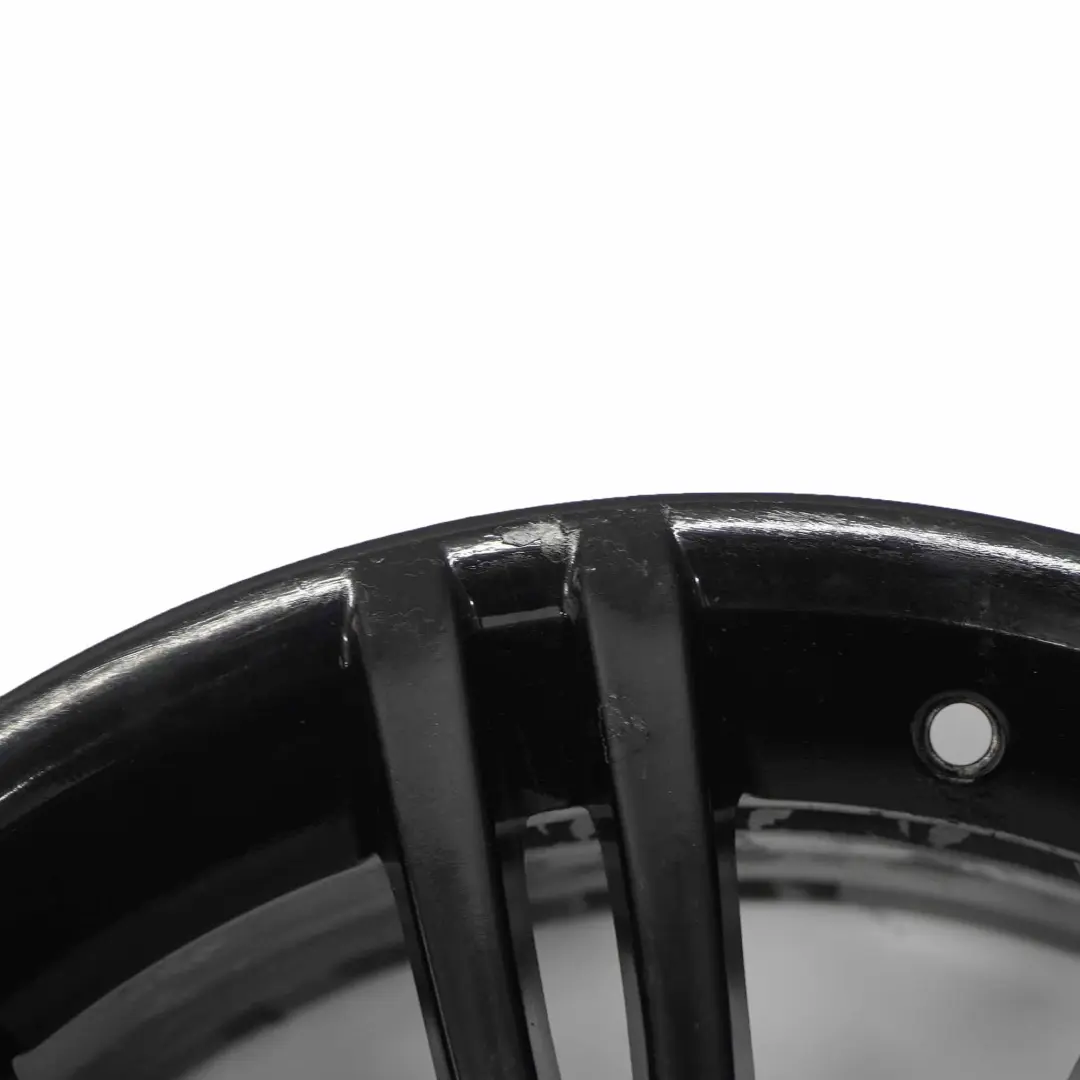 BMW E90 E91 Negro llanta de aleación trasera 18 "ET:37 8.5J M Spider Spoke 193 - SKU 7843841-3 - Número de pieza 7843841