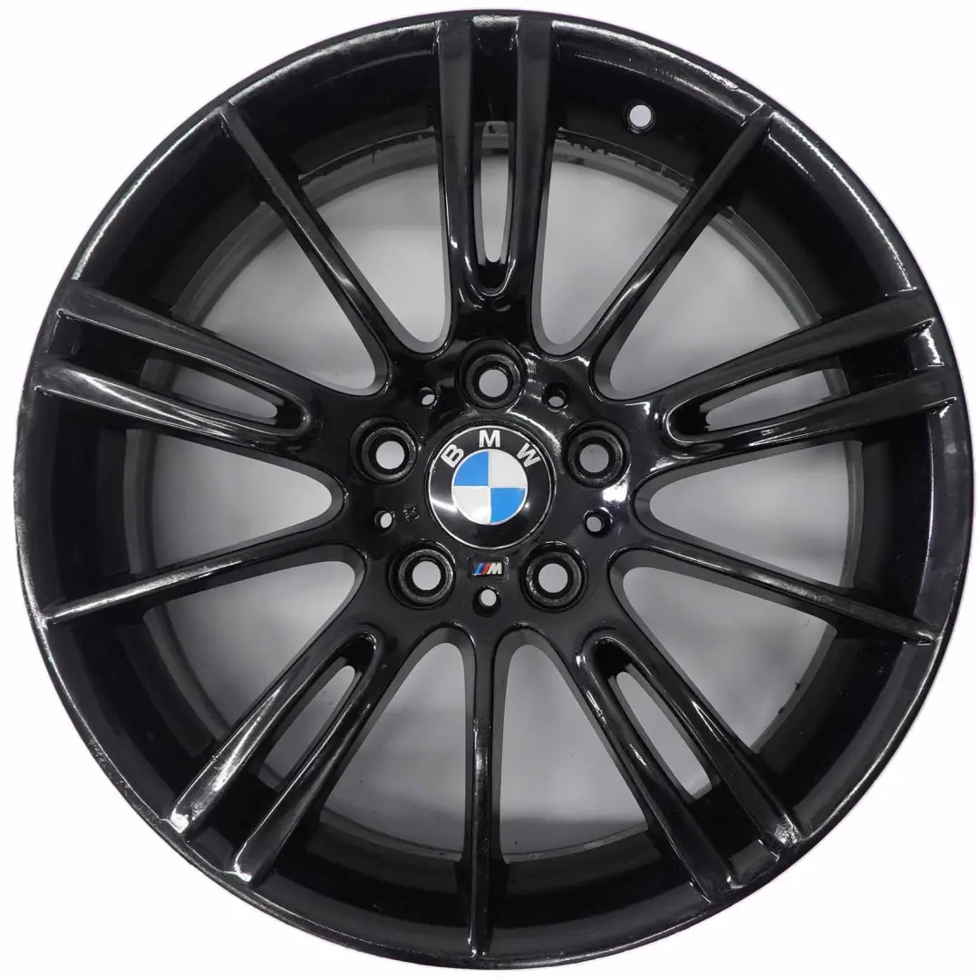 BMW E90 E91 Schwarz Hinterradfelge 18" ET:37 8.5J M Spider Speiche 193 - SKU 7843841-4 - Teilenummer 7843841
