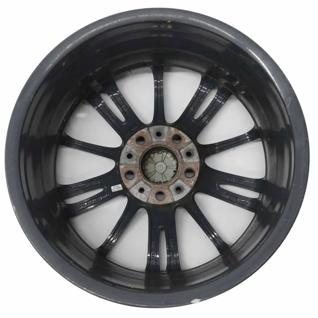 BMW E90 E91 Schwarz Hinterradfelge 18" ET:37 8.5J M Spider Speiche 193 - SKU 7843841-4 - Teilenummer 7843841