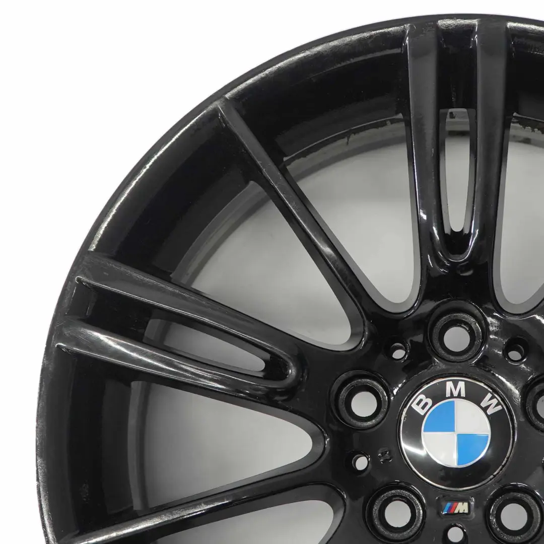 BMW E90 Noir Jante Roue Avant Alliage 18" ET:37 8.5J M Spider Spoke 193 - SKU 7843841-4 - Numéro de pièce 7843841