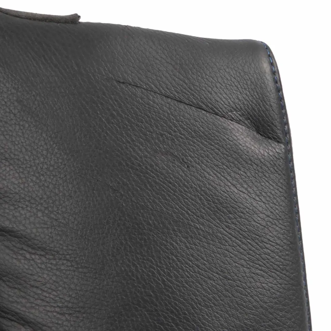 BMW E90 LCI Rear Seat Couch Bench Interior Cover Leather Dakota Black Blue Seam - SKU 7843904 - Part number 7843904