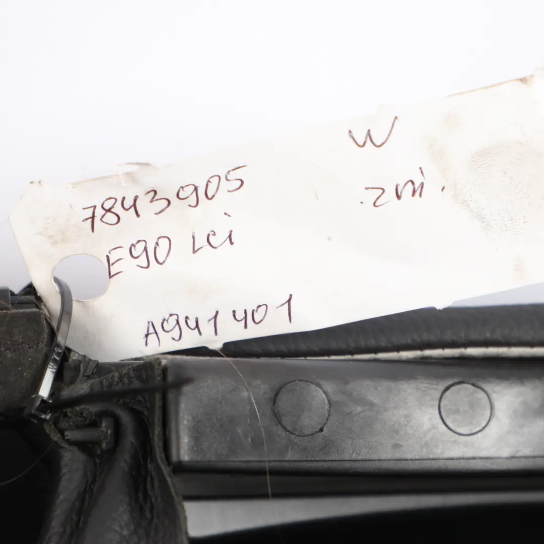 BMW E90 E91 LCI Kanapa Siedzisko Siedzenie Tył Tylna Czarna Skóra Dakota - SKU 7843905 - Numer Części 7843905