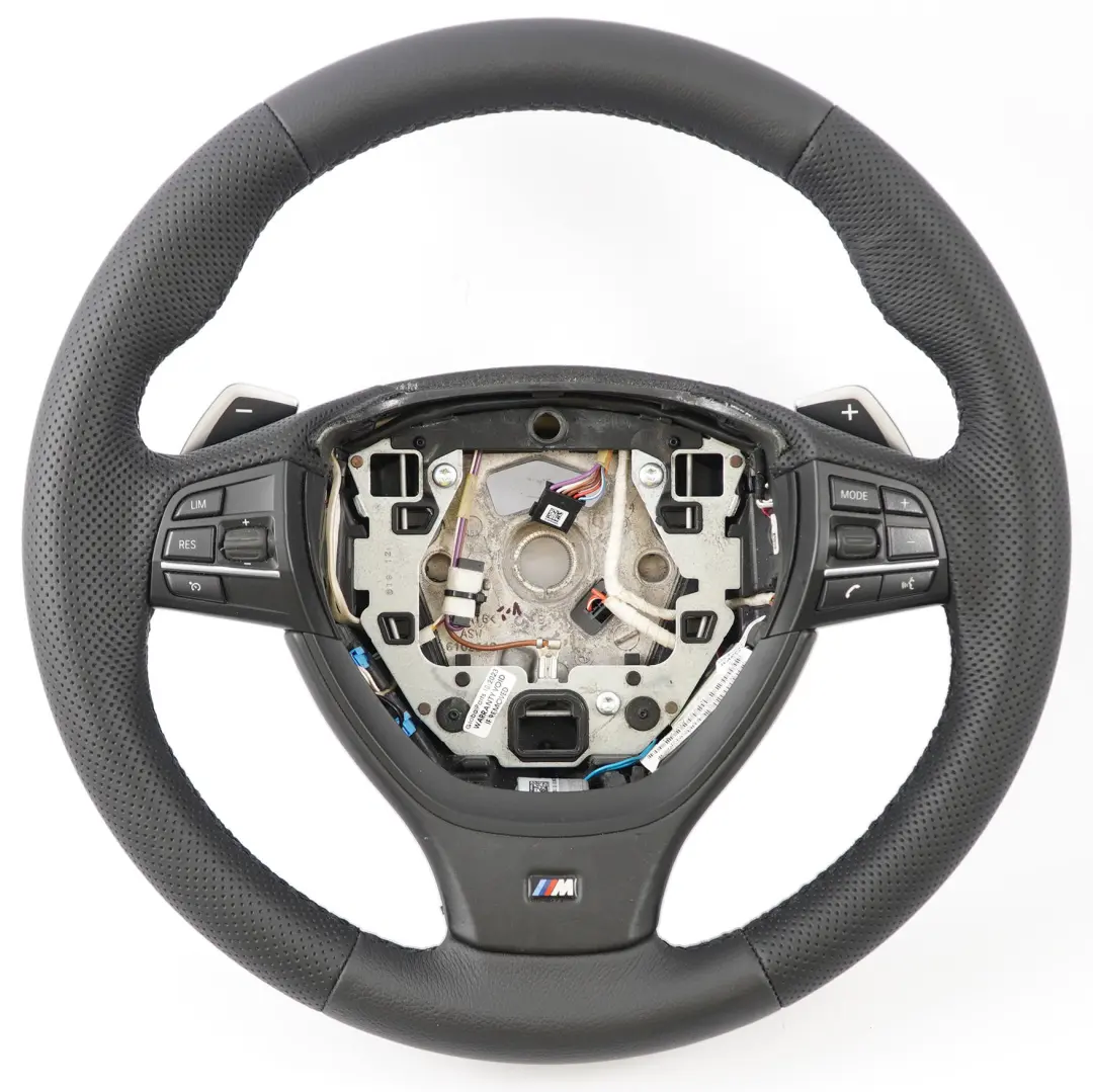 NUEVO Cuero M Sport Volante Calefacción Paddle Shift para BMW F01 LCI F10 F11 F12 F07 con número de pieza 7844104 BMW F01 LCI F10 F11 F12 F07 NUEVO Cuero M Sport Volante Calefacción Paddle Shift - SKU 7844104-1 - Número de pieza 7844104