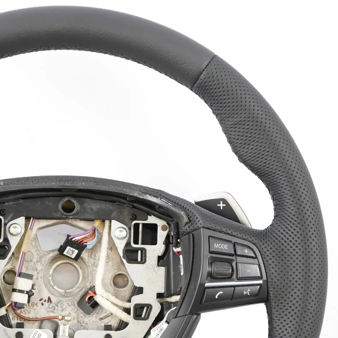 NUEVO Cuero M Sport Volante Calefacción Paddle Shift para BMW F01 LCI F10 F11 F12 F07 con número de pieza 7844104 BMW F01 LCI F10 F11 F12 F07 NUEVO Cuero M Sport Volante Calefacción Paddle Shift - SKU 7844104-1 - Número de pieza 7844104