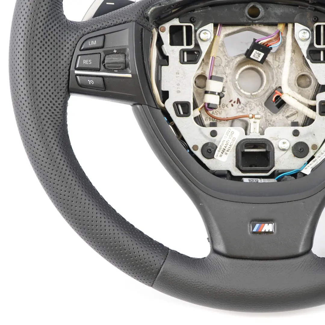 BMW F01 LCI F10 F11 F12 F06 F07 NOUVEAU Cuir Volant Chauffé M Sport à Palettes - SKU 7844104-1 - Numéro de pièce 7844104