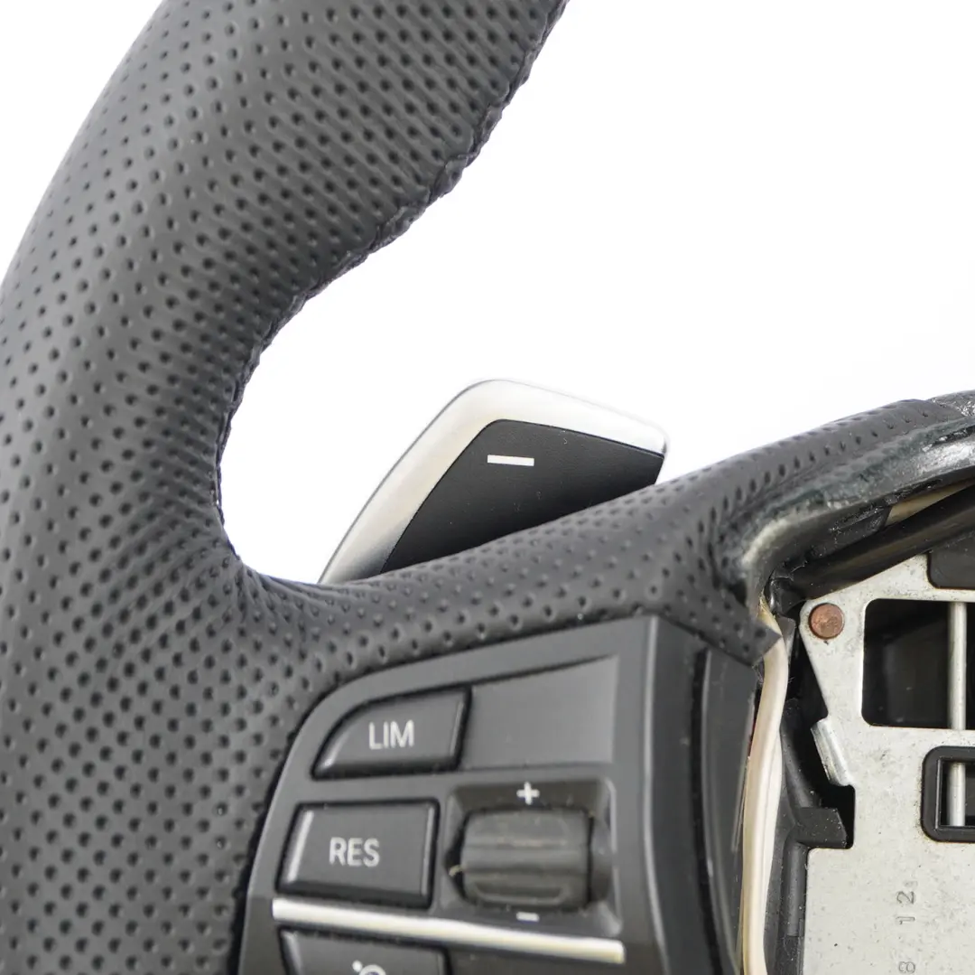 BMW F01 LCI F10 F11 F12 F06 F07 NOUVEAU Cuir Volant Chauffé M Sport à Palettes - SKU 7844104-1 - Numéro de pièce 7844104