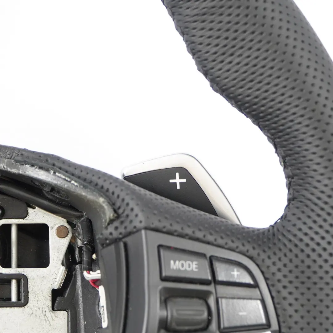 NUEVO Cuero M Sport Volante Calefacción Paddle Shift para BMW F01 LCI F10 F11 F12 F07 con número de pieza 7844104 BMW F01 LCI F10 F11 F12 F07 NUEVO Cuero M Sport Volante Calefacción Paddle Shift - SKU 7844104-1 - Número de pieza 7844104