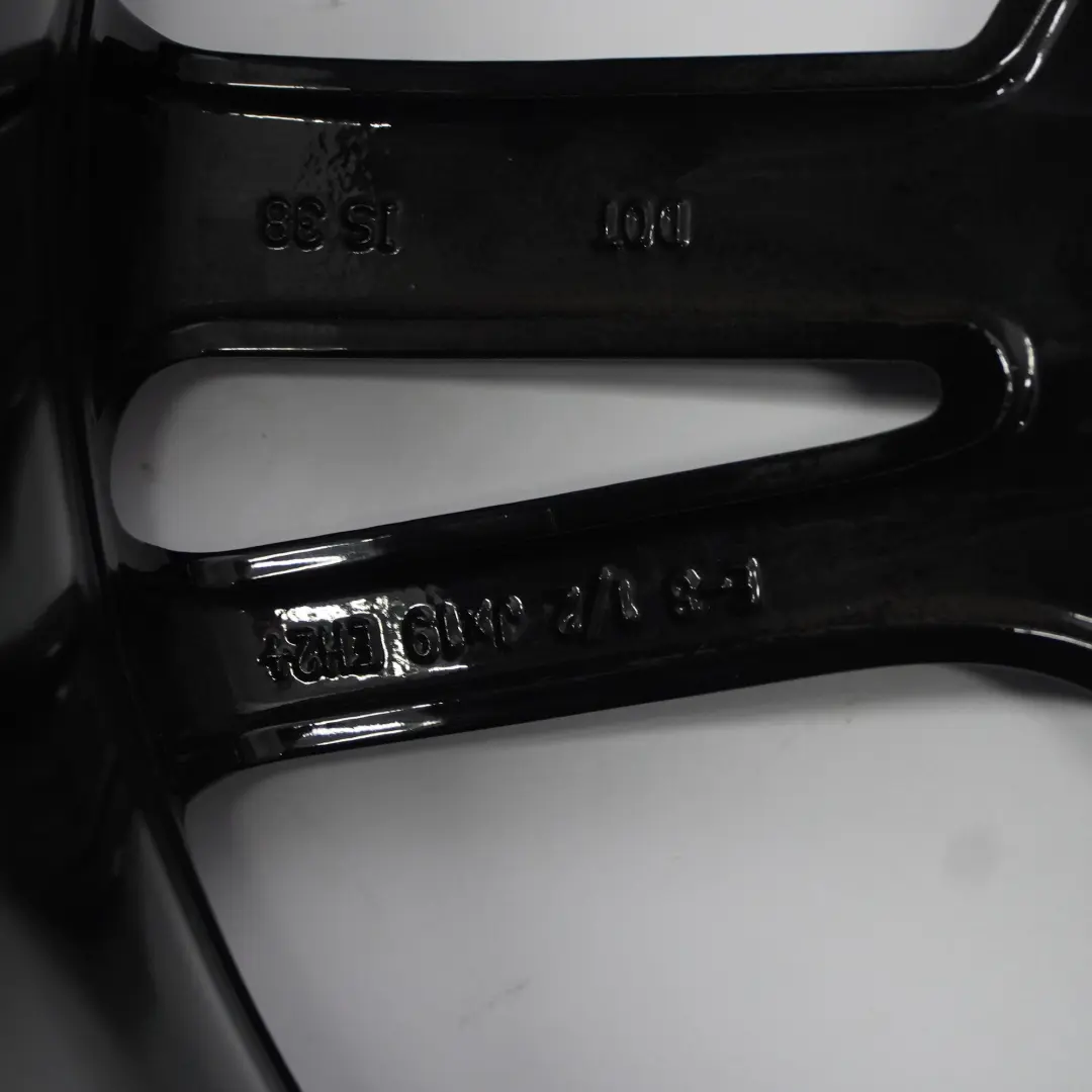BMW X3 F25 Cerchio anteriore nero lega 19" M Doppie razze 369 8,5J ET:38 - SKU 7844250-1 - Numero di parte 7844250