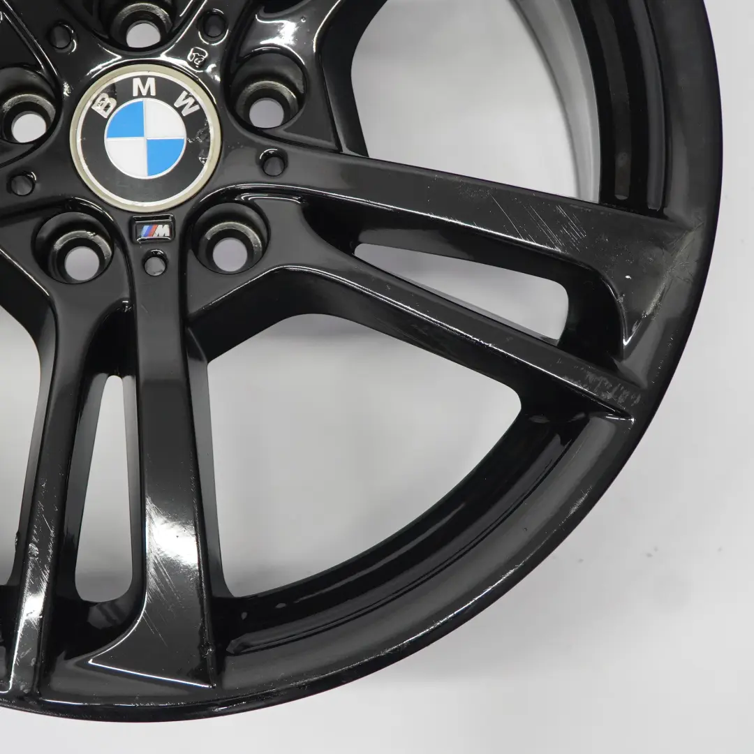 BMW X3 F25 Cerchio anteriore nero lega 19" M Doppie razze 369 8,5J ET:38 - SKU 7844250-1 - Numero di parte 7844250