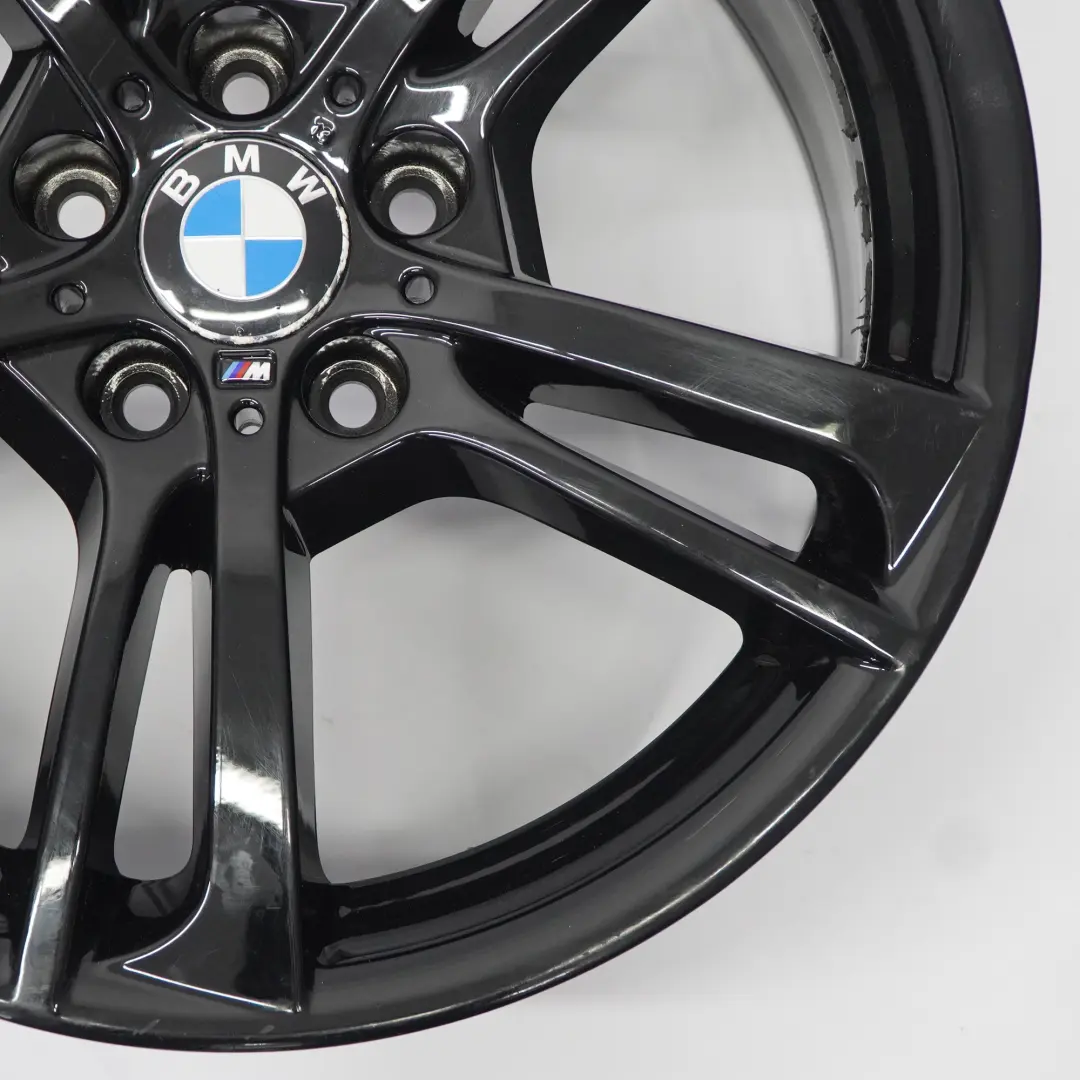 Front Black Wheel Rim Alloy 19" M Double Spoke 369 8,5J ET:38 to BMW X3 F25 with Part number 7844250 BMW X3 F25 Front Black Wheel Rim Alloy 19" M Double Spoke 369 8,5J ET:38 - SKU 7844250-2 - Part number 7844250