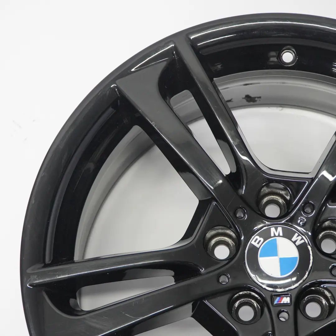 BMW X3 F25 Front Black Wheel Rim Alloy 19" M Double Spoke 369 8,5J ET:38 - SKU 7844250-2 - Part number 7844250
