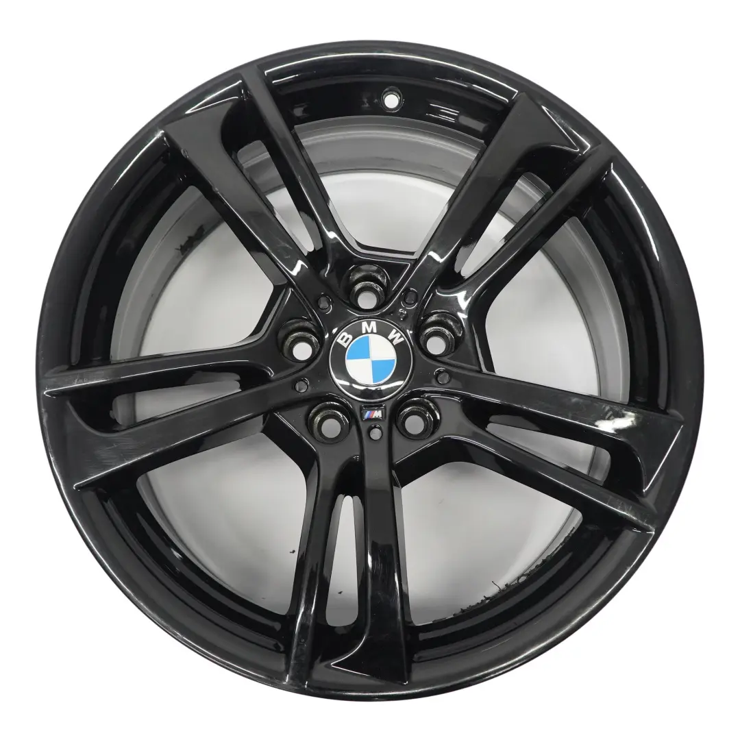 Rim Alloy 19" M Double Spoke 369 9,5J ET:48 to BMW X3 F25 Rear Black Wheel with Part number 7844251 BMW X3 F25 Rear Black Wheel Rim Alloy 19" M Double Spoke 369 9,5J ET:48 - SKU 7844251-1 - Part number 7844251