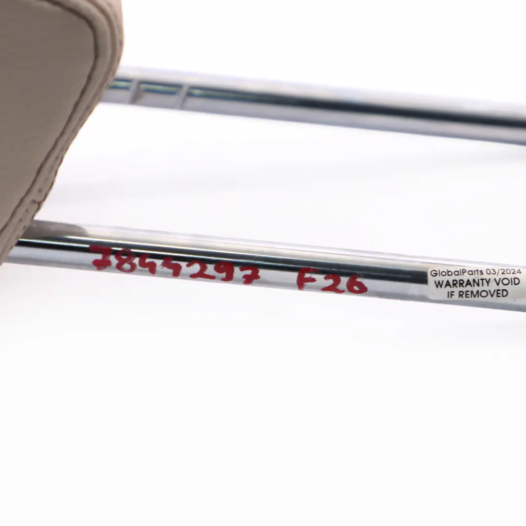 Reposacabezas trasero BMW F10 M5 Asiento izquierdo derecho cuero Silverstone para con número de pieza 7844297 Reposacabezas trasero BMW F10 M5 Asiento izquierdo derecho cuero Silverstone - SKU 7844297 - Número de pieza 7844297