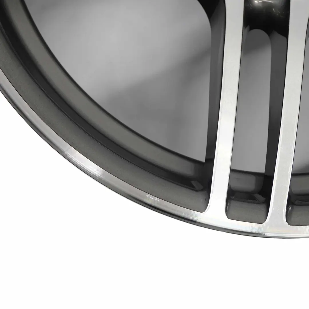 BMW E90 E91 Complete Set 4x Alloy Wheel Rim Ferricgrey 19" M Double Spoke 313 - SKU 7844343/7844344 - Part number 7845882/7845883