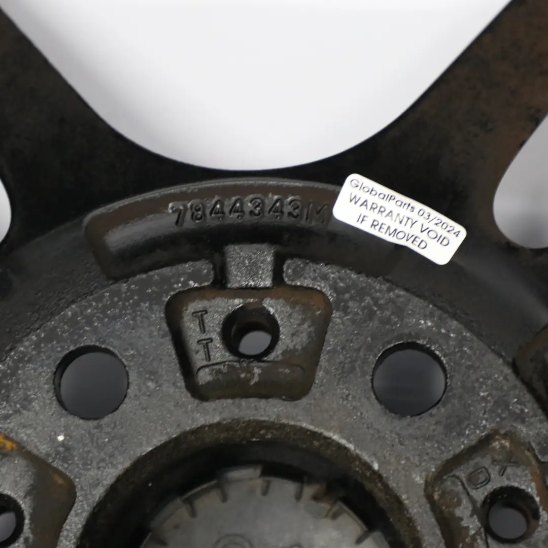 Cerchio anteriore lega nera 19" M Doppie razze 313 8J ET:37 per BMW E90 E91 con numero di parte 7844343 BMW E90 E91 Cerchio anteriore lega nera 19" M Doppie razze 313 8J ET:37 - SKU 7844343-7 - Numero di parte 7844343