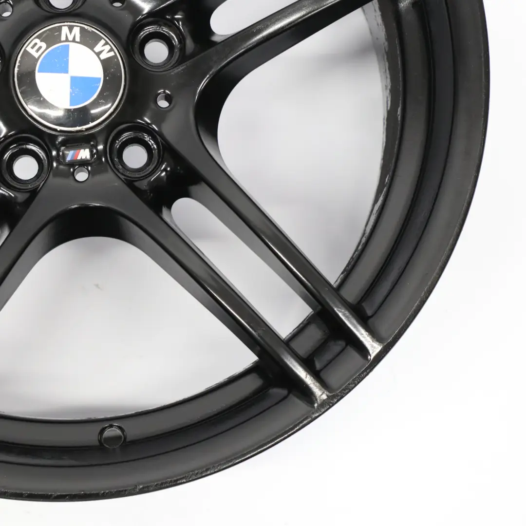 Vorderseite Schwarz Leicht metall felge 19" 8J ET:37 für BMW E90 E91 mit Teilenummer 7844343 BMW E90 E91 Vorderseite Schwarz Leicht metall felge 19" 8J ET:37 - SKU 7844343-7 - Teilenummer 7844343