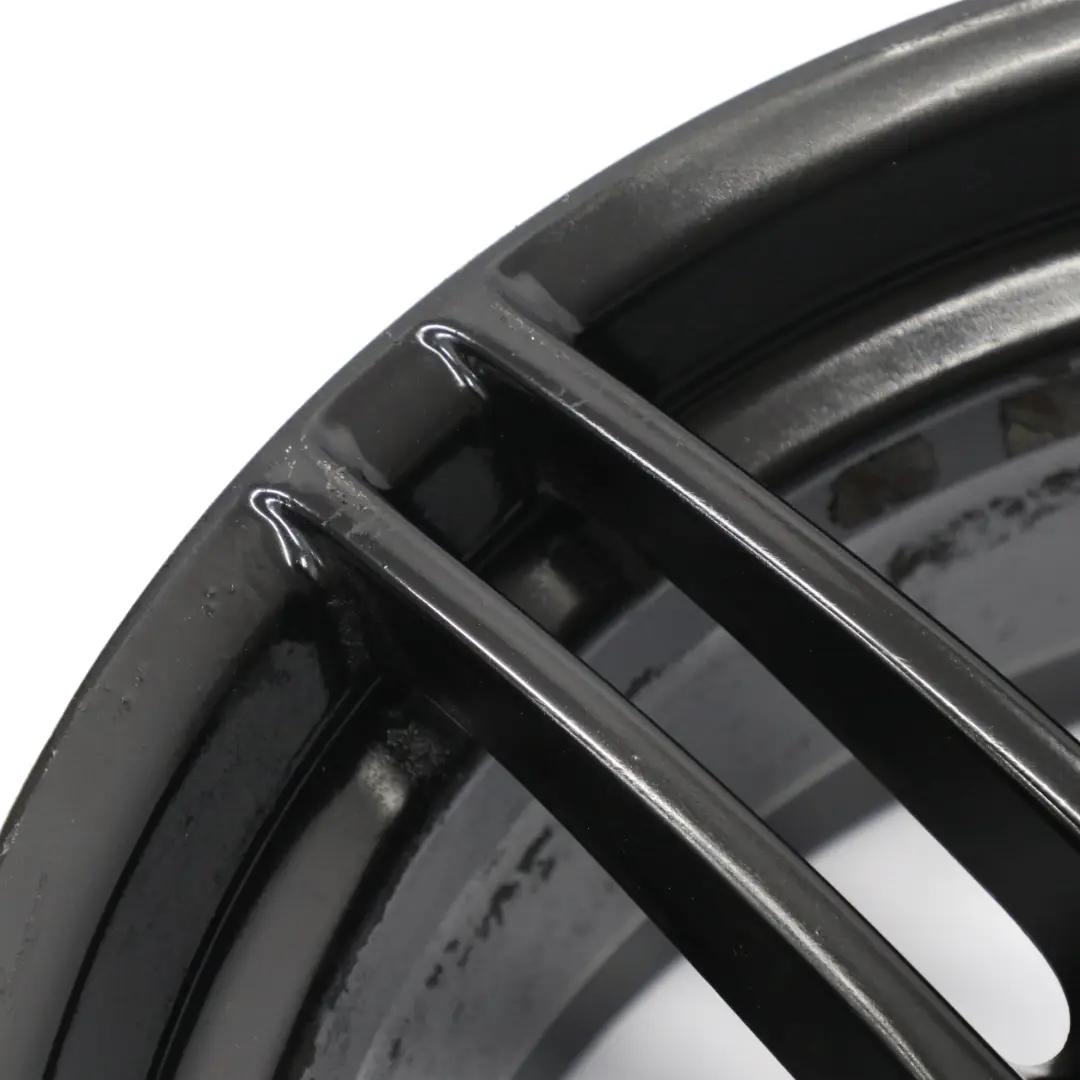 Front Black Alloy Wheel Rim 19" M Double Spoke 313 8J ET:37 to BMW E90 E91 with Part number 7844343 BMW E90 E91 Front Black Alloy Wheel Rim 19" M Double Spoke 313 8J ET:37 - SKU 7844343-7 - Part number 7844343