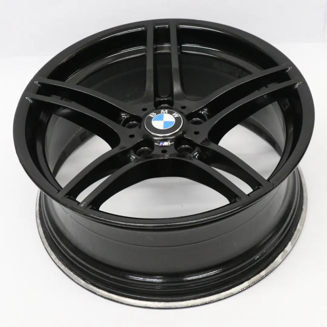 Front Black Alloy Wheel Rim 19" M Double Spoke 313 8J ET:37 to BMW E90 E91 with Part number 7844343 BMW E90 E91 Front Black Alloy Wheel Rim 19" M Double Spoke 313 8J ET:37 - SKU 7844343-8 - Part number 7844343