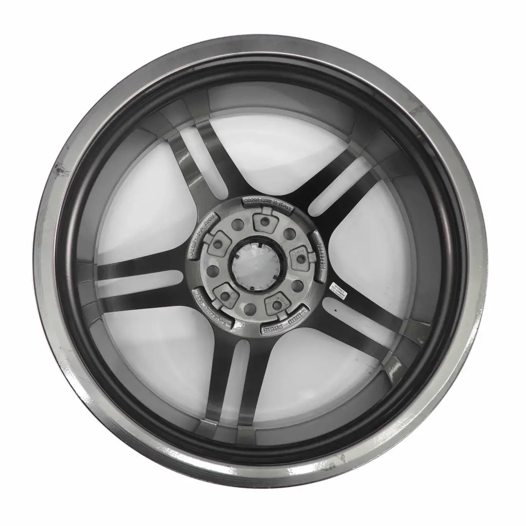 Ferricgrey Alloy Wheel 19" 8J ET:37 M Double Spoke 313 to BMW E90 E91 E92 with Part number 7844343 BMW E90 E91 E92 Ferricgrey Alloy Wheel 19" 8J ET:37 M Double Spoke 313 - SKU 7844343 - Part number 7844343