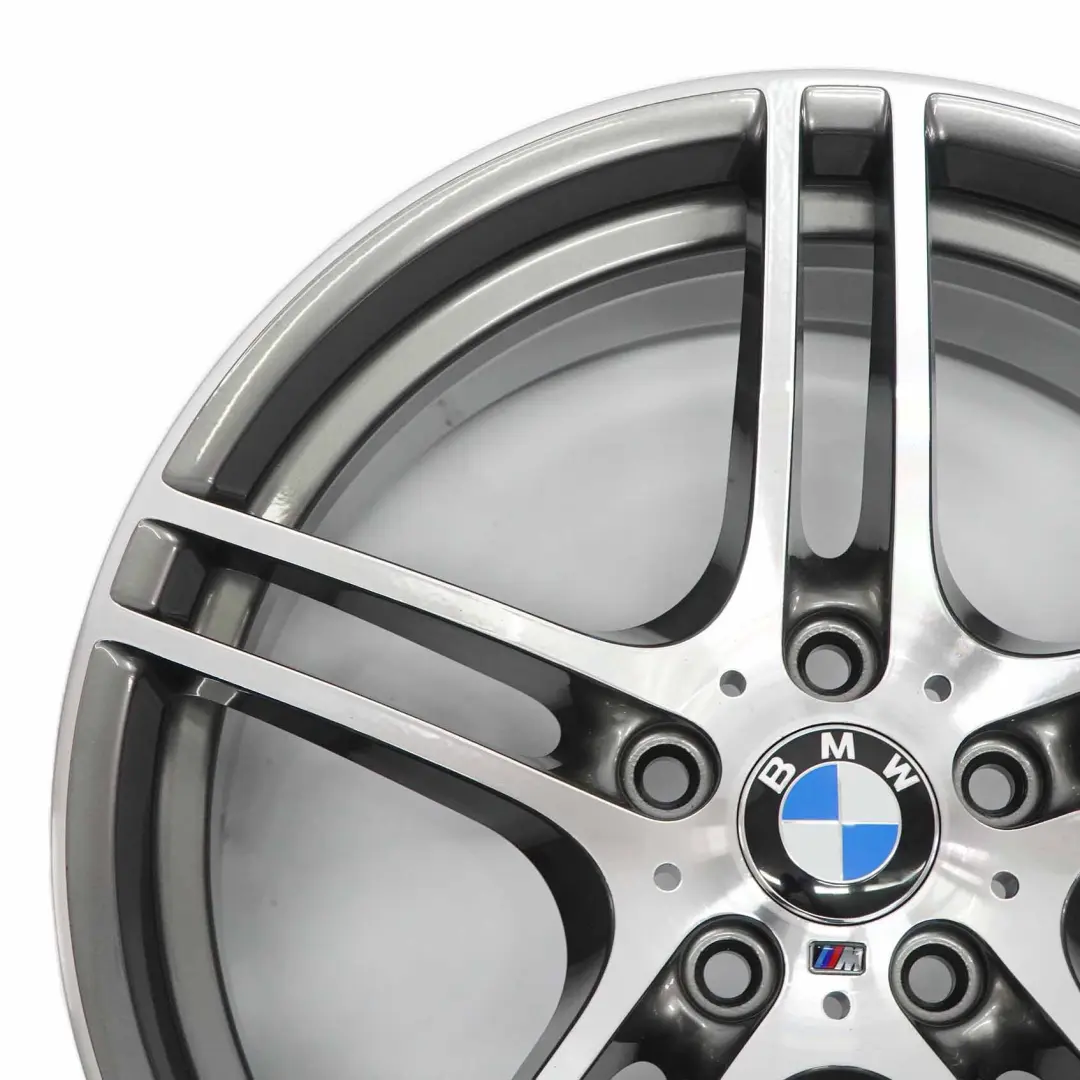 BMW E90 E91 E92 Ferricgrey Alloy Wheel 19" 8J ET:37 M Double Spoke 313 - SKU 7844343 - Part number 7844343