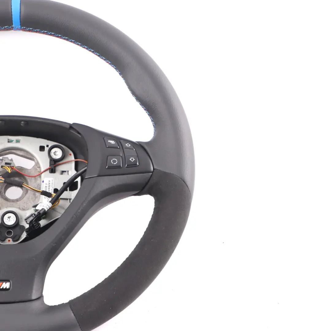 BMW X5 E70 NEW M Sport Black Leather / Alcantara Steering Wheel M-tricolored - SKU 7844566-3 - Part number 7844566