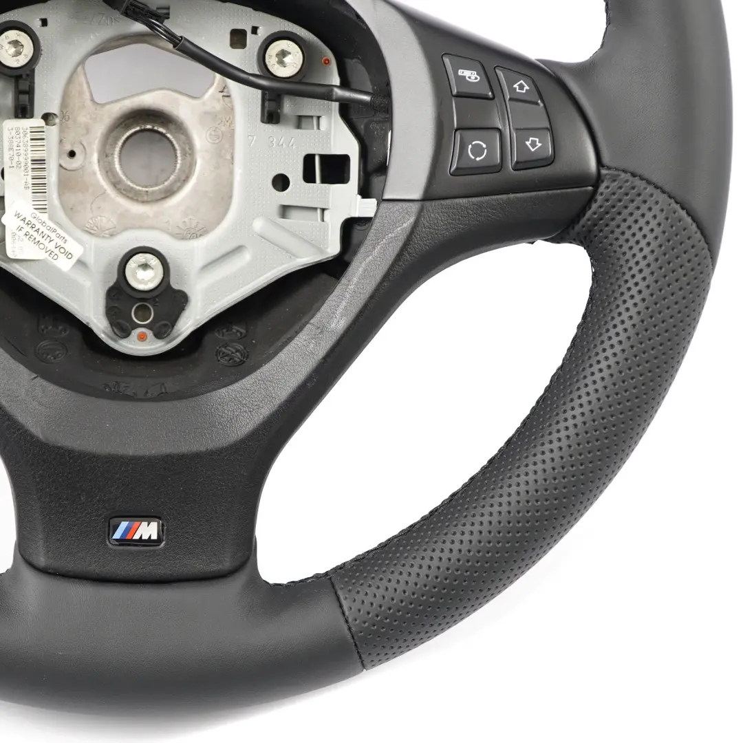 BMW X5 E70 NOUVEAU Cuir Noir Volant M Sport avec Bandes Noires multifonctions - SKU 7844566-4 - Numéro de pièce 7844566