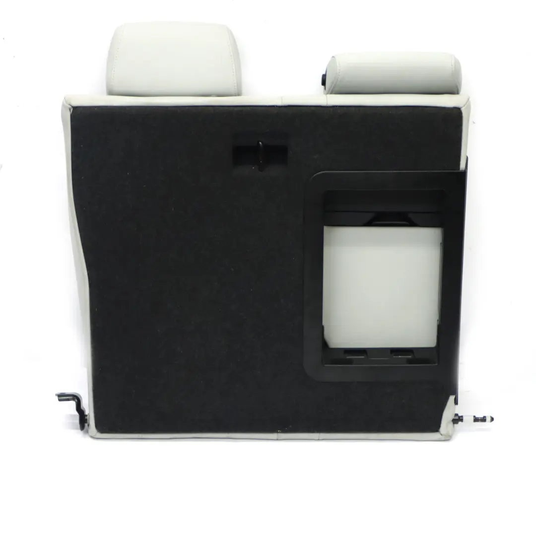 Backrest Left N/S Cover Cup Holder Leather Silverstone to BMW F10 M5 Rear Seat with Part number 7844813 BMW F10 M5 Rear Seat Backrest Left N/S Cover Cup Holder Leather Silverstone - SKU 7844813 - Part number 7844813