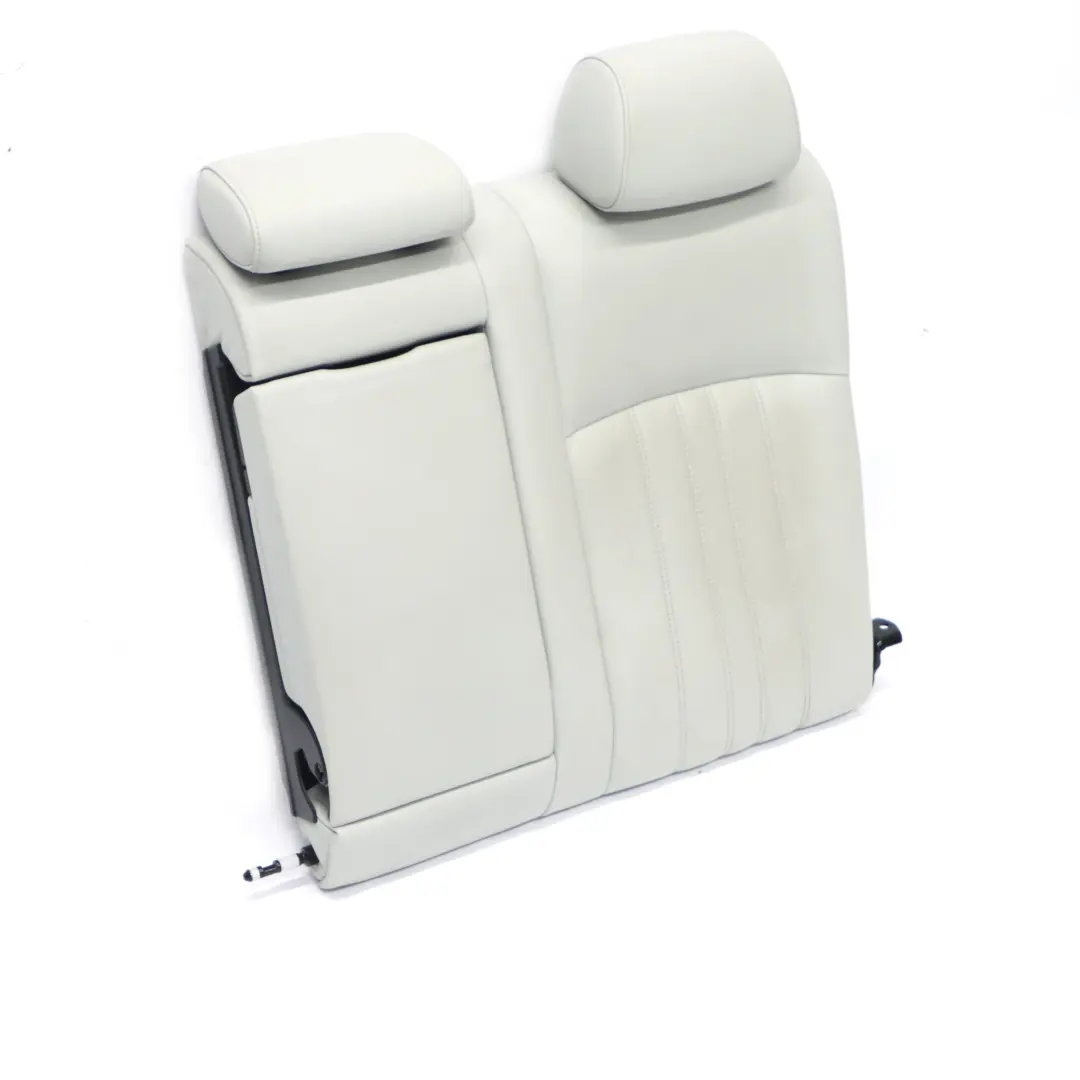 Backrest Left N/S Cover Cup Holder Leather Silverstone to BMW F10 M5 Rear Seat with Part number 7844813 BMW F10 M5 Rear Seat Backrest Left N/S Cover Cup Holder Leather Silverstone - SKU 7844813 - Part number 7844813