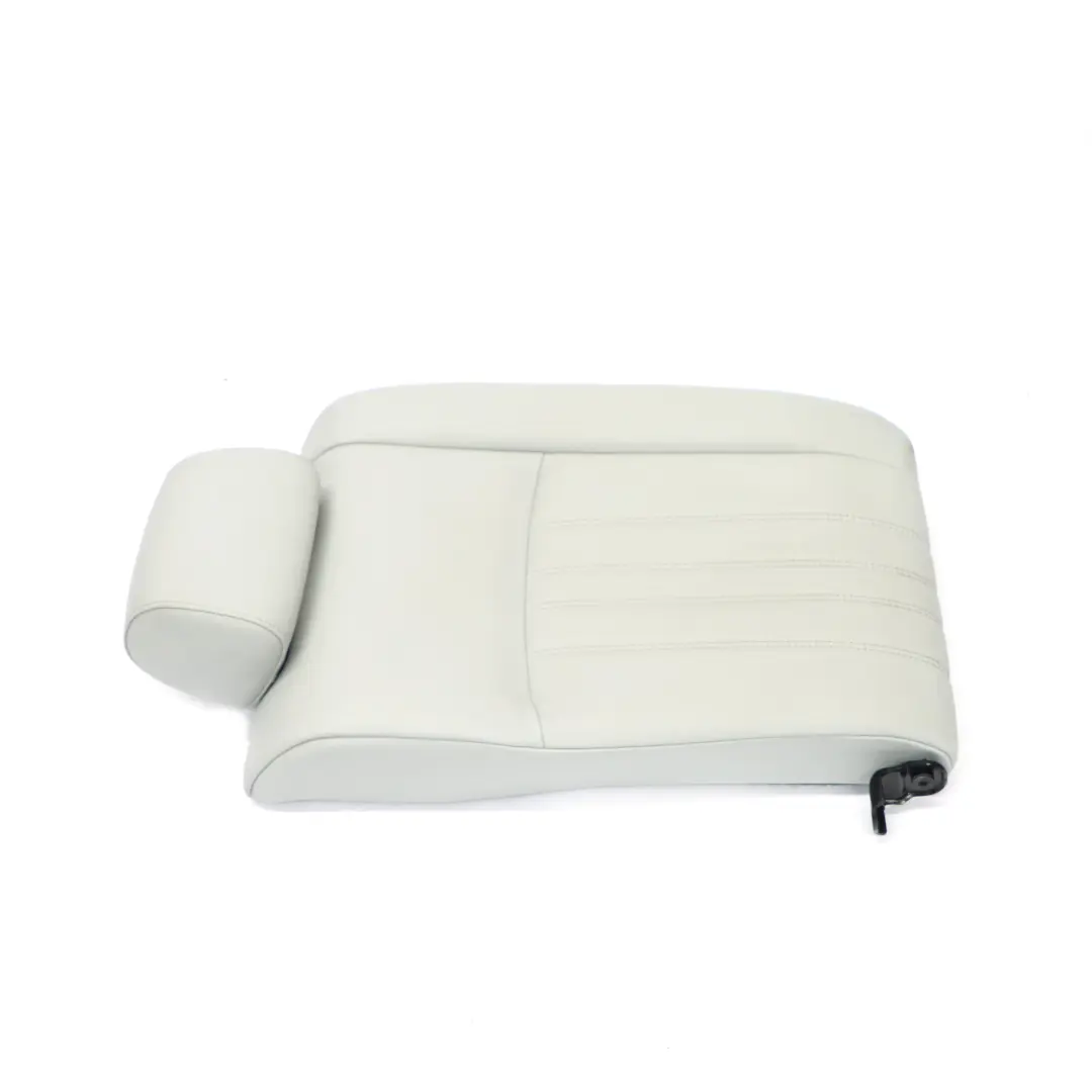 Backrest Right O/S Cover Cup Holder Leather Silverstone to BMW F10 M5 Rear Seat with Part number 7844814 BMW F10 M5 Rear Seat Backrest Right O/S Cover Cup Holder Leather Silverstone - SKU 7844814 - Part number 7844814