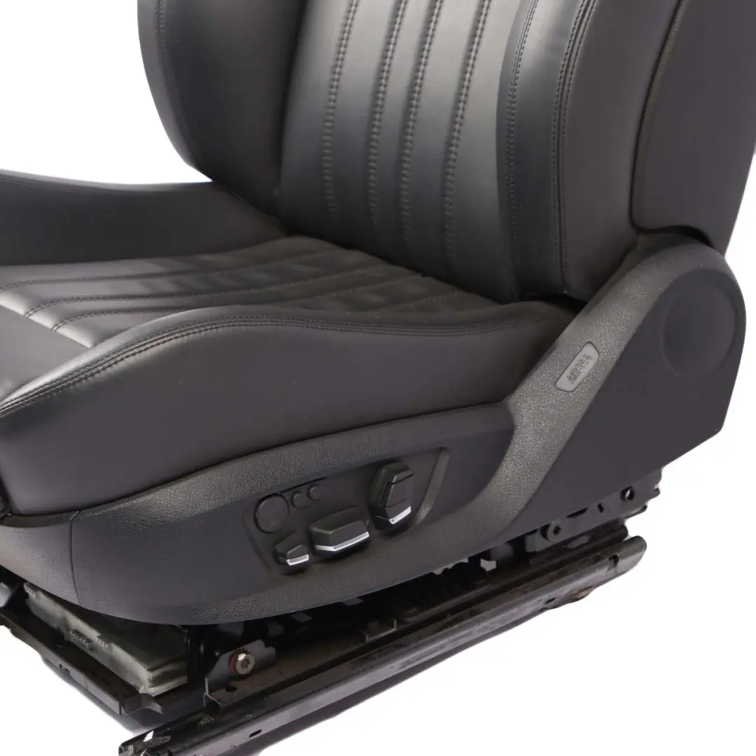  Front Seat BMW F10 M5 Left N/S M Multifunction Heated Black Leather Merino - SKU 7845042-2 - Part number 7845042