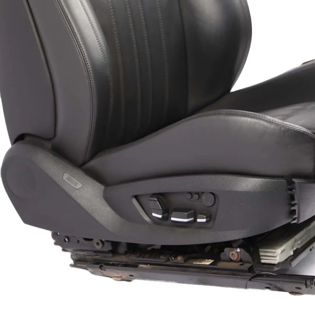  Front Seat BMW F10 M5 Right O/S M Multifunction Heated Black Leather Merino - SKU 7845042 - Part number 7845042