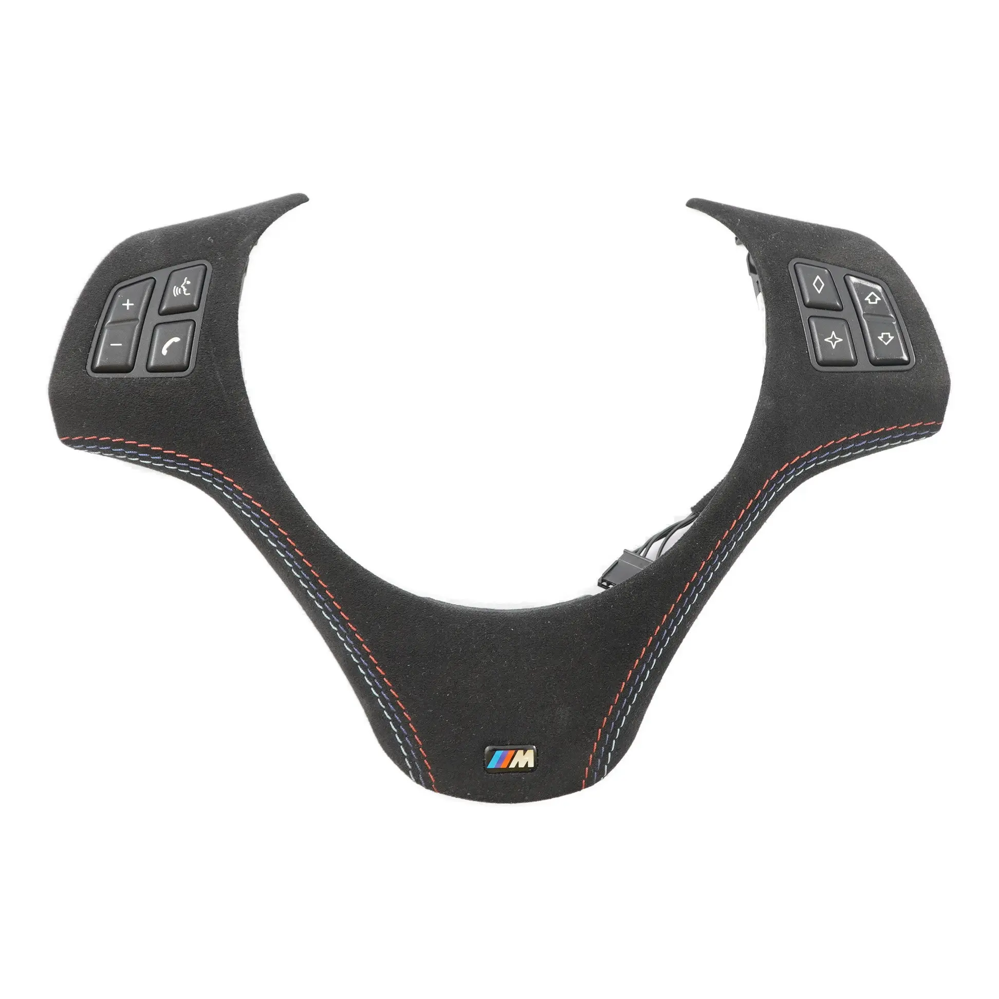 Steering Wheel Trim BMW E81 E87 E90 E91 Alcantara Multifunction Switch M-Sport