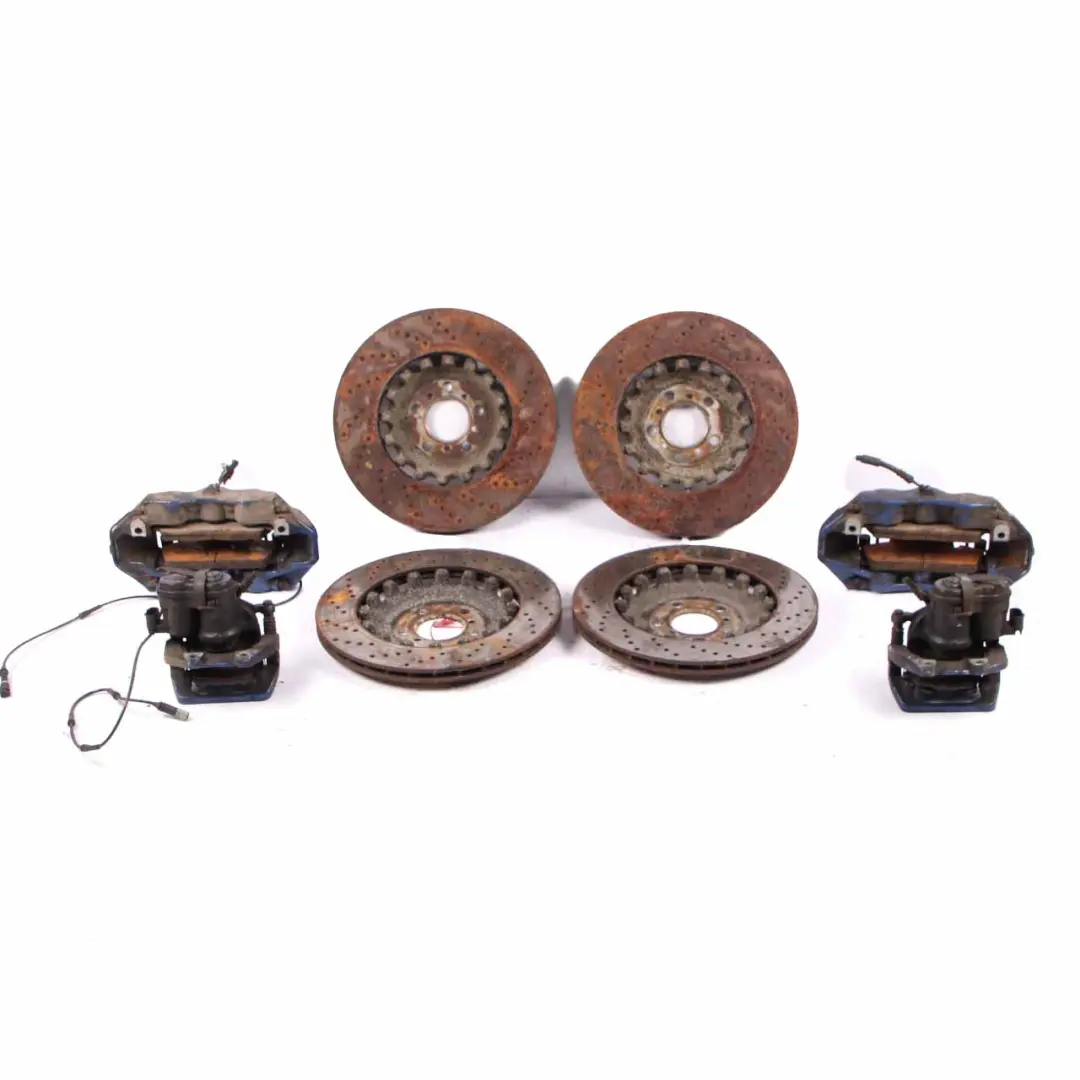 Brake Set M Sport Front Rear Left Right N/O/S Discs Calipers Kit to BMW F10 M5 with Part number 7845747 BMW F10 M5 Brake Set M Sport Front Rear Left Right N/O/S Discs Calipers Kit - SKU 7845747-1 - Part number 7845747