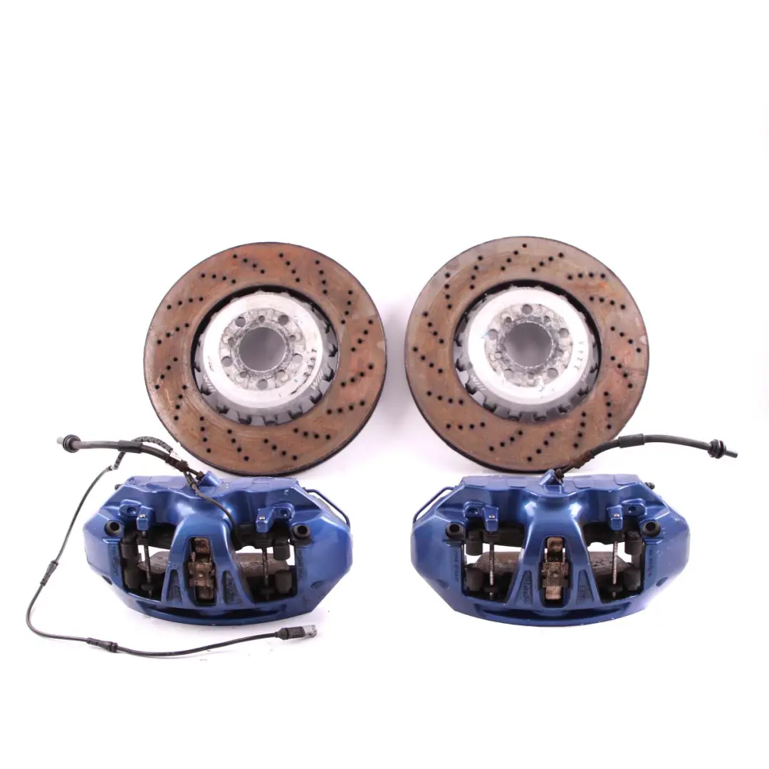 Brake Set M Sport Front Left Right N/O/S Discs Calipers Kit to BMW F10 M5 with Part number 7845747 BMW F10 M5 Brake Set M Sport Front Left Right N/O/S Discs Calipers Kit - SKU 7845747 - Part number 7845747